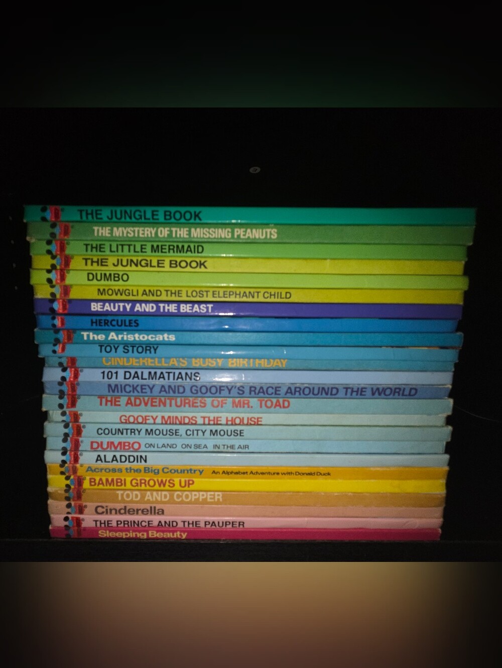 Vintage Disney Wonderful World of Reading Hardcover Book Lot - 23 Book Bundle